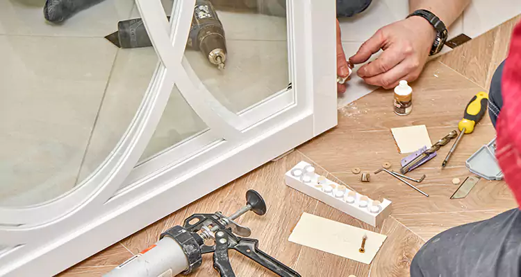 Interior Patio Door Casing Repair in Oak Ridge, FL
