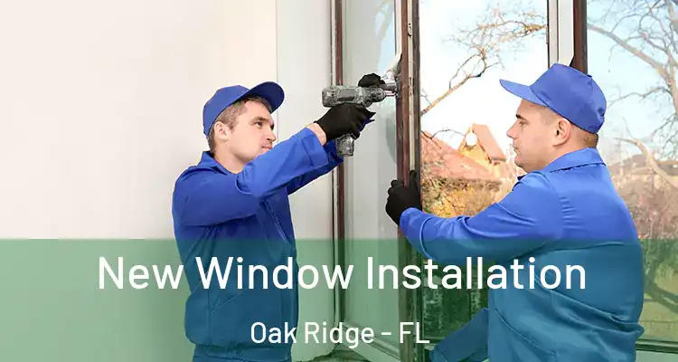 New Window Installation Oak Ridge - FL