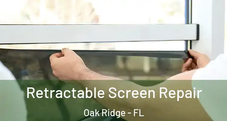  Retractable Screen Repair Oak Ridge - FL