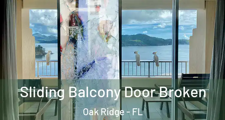  Sliding Balcony Door Broken Oak Ridge - FL